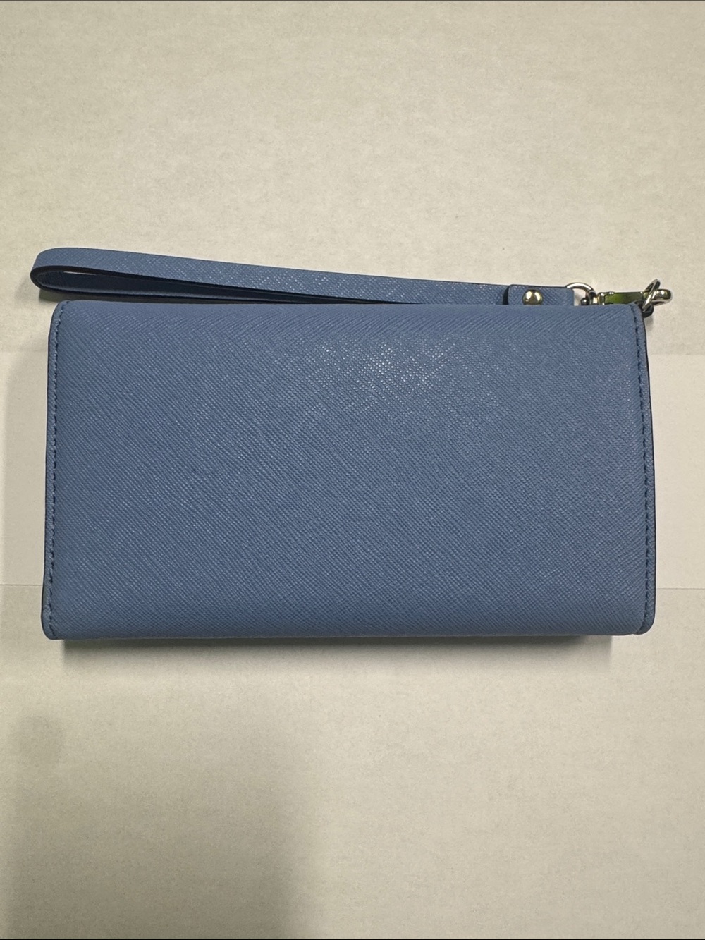kate spade Blue Saffiano Wristlet Wallet with Detachable Strap - Picture 2 of 7